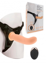 Женский вибрострапон со съемной насадкой и пультом ДУ - Erokay - купить с доставкой в Подольске