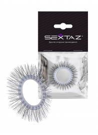 Круглое эрекционное кольцо с «ресничками» - Sextaz - в Подольске купить с доставкой