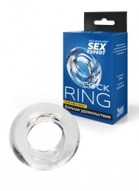 Прозрачное эрекционное кольцо-бублик - Sex Expert - в Подольске купить с доставкой