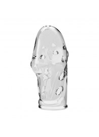 Прозрачная насадка на пенис Booker - 8 см. - Baile - в Подольске купить с доставкой