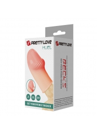 Телесная насадка на пенис Huel - 9 см. - Baile - в Подольске купить с доставкой