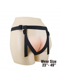 Черные трусики харнесс с платформой Caludio I - Baile - купить с доставкой в Подольске