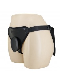 Черные трусики харнесс с платформой Caludio I - Baile - купить с доставкой в Подольске