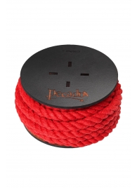 Красная веревка для шибари на катушке - 5 м. - Pecado - купить с доставкой в Подольске