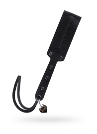 Черный кожаный пэддл - 32 см. - Pecado - купить с доставкой в Подольске