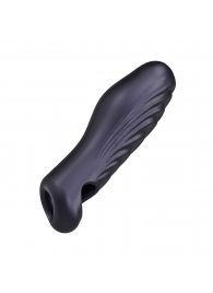 Сливовая силиконовая насадка на пенис с подхватом Manwan Ryzer - Manwan - в Подольске купить с доставкой