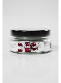 Массажная свеча «Спелая вишня» - 50 мл. - SGAN - купить с доставкой в Подольске