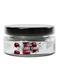 Массажная свеча «Спелая вишня» - 50 мл. - SGAN - купить с доставкой в Подольске