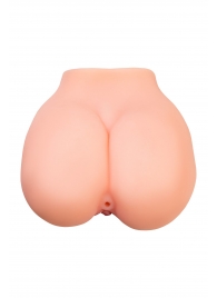 Реалистичный мастурбатор в форме попки с 2 любовными входами - No Name - в Подольске купить с доставкой