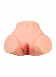 Телесный реалистичный мастурбатор-полуторс с 2 любовными входами - No Name - в Подольске купить с доставкой