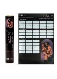 Плакат для двоих со скретч-слоем «БДСМ» - Сима-Ленд - купить с доставкой в Подольске