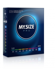 Презервативы MY.SIZE размер 72 - 3 шт. - My.Size - купить с доставкой в Подольске