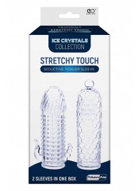 Набор из 2 прозрачных насадок на член Seductive Tickler Sleeves Set - NMC - в Подольске купить с доставкой