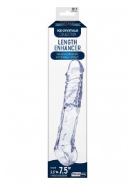 Прозрачная насадка-удлинитель Length Enhancer с подхватом - 22,3 см. - NMC - в Подольске купить с доставкой