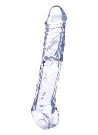 Прозрачная насадка-удлинитель Length Enhancer с подхватом - 22,3 см. - NMC - в Подольске купить с доставкой