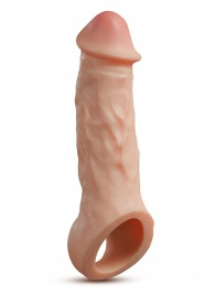 Телесная насадка-удлинитель Intrepid 9.25 Inch Realistic Penis Extender Sleeve - 23,5 см. - Blush Novelties - в Подольске купить с доставкой