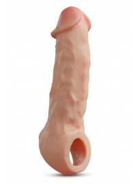Телесная насадка-удлинитель Intrepid 9.25 Inch Realistic Penis Extender Sleeve - 23,5 см. - Blush Novelties - в Подольске купить с доставкой
