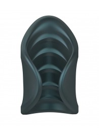 Серый сквозной мастурбатор с вибрацией Manwan Starter - Manwan - в Подольске купить с доставкой