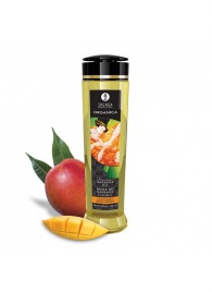 Массажное масло для тела Luscious Mango с ароматом манго - 240 мл. - Shunga - купить с доставкой в Подольске