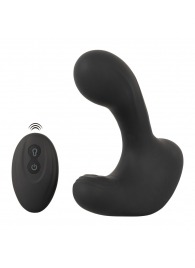 Черная анальная вибропробка с функцией расширения RC Butt Plug with 3 functions - Orion - в Подольске купить с доставкой
