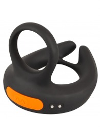 Черный вибростимулятор мошонки RC Scrotum Stimulator with Vibration - Orion - в Подольске купить с доставкой