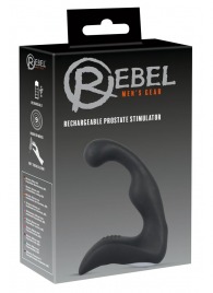 Черный перезаряжаемый стимулятор простаты с вибрацией - 14,6 см. - Orion - в Подольске купить с доставкой