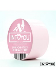 Розовый скотч для фиксации Non-Sticky Bondage Tape - 15 м. - Intoyou - купить с доставкой в Подольске