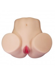 Телесный мастурбатор Julia с 2 любовными каналами - Baile - в Подольске купить с доставкой