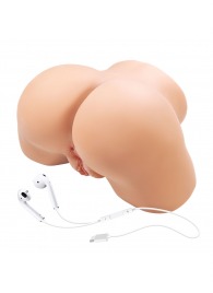 Телесный мастурбатор Olivia с 2 любовными отверстиями - Baile - в Подольске купить с доставкой