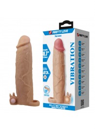 Телесная насадка на пенис Xerxes - 22 см. - Baile - в Подольске купить с доставкой