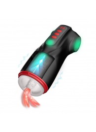 Интерактивный мастурбатор Raven с вакуумом, вибрацией и подсветкой - Shots Media BV - в Подольске купить с доставкой