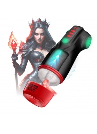 Интерактивный мастурбатор Raven с вакуумом, вибрацией и подсветкой - Shots Media BV - в Подольске купить с доставкой