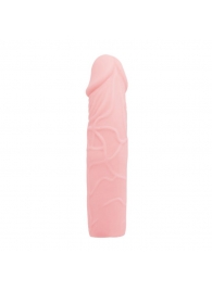 Удлиняющая насадка на пенис телесного цвета - 18 см. - Baile - в Подольске купить с доставкой