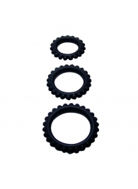 Набор из 3 ребристых эреционных колец TITAN - Baile - в Подольске купить с доставкой