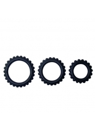 Набор из 3 ребристых эреционных колец TITAN - Baile - в Подольске купить с доставкой