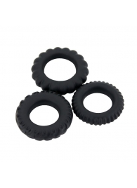 Набор Titan из 3 эрекционных колец, имитирующих автомобильные шины - Baile - в Подольске купить с доставкой