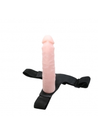 Гибкий фаллоимитатор-реалистик на трусиках - 21,5 см. - Baile - купить с доставкой в Подольске