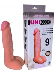 Фаллическая насадка Харнесс UNICOCK 9  - 24 см. - LOVETOY (А-Полимер) - купить с доставкой в Подольске