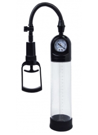Чёрная вакуумная помпа A-toys с манометром и прозрачной колбой - A-toys - в Подольске купить с доставкой