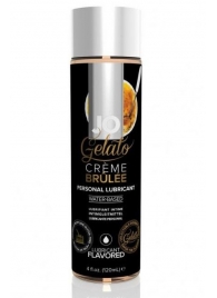 Лубрикант с ароматом крем-брюле JO GELATO CREME BRULEE - 120 мл. - System JO - купить с доставкой в Подольске
