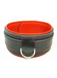 Ошейник с красным подкладом - БДСМ Арсенал - купить с доставкой в Подольске