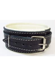 Ошейник со светлым подкладом - БДСМ Арсенал - купить с доставкой в Подольске