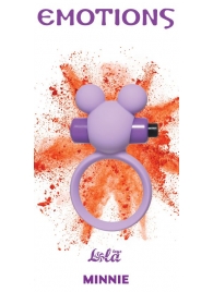 Сиреневое эрекционное виброколечко Emotions Minnie - Lola Games - в Подольске купить с доставкой