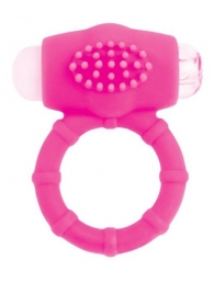 Розовое эрекционное виброкольцо A-toys - A-toys - в Подольске купить с доставкой
