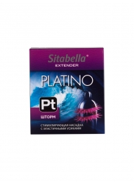 Стимулирующая насадка со спиралью из усиков Platino  Шторм - Sitabella - купить с доставкой в Подольске