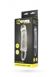 Прозрачная насадка с петлёй для фиксации - 14 см. - ToyFa - в Подольске купить с доставкой