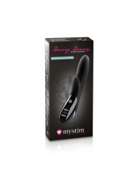 Чёрный вибромассажер c электростимуляцией Daring Danny Black Edition - 27 см. - MyStim - купить с доставкой в Подольске