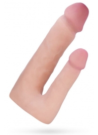 Поясной страпон с насадкой для двойного проникновения - 16 см. - ToyFa - купить с доставкой в Подольске