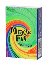 Презервативы Sagami Xtreme Miracle Fit - 5 шт. - Sagami - купить с доставкой в Подольске