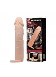 Телесная удлиняющая насадка с подхватом - 18 см. - Baile - в Подольске купить с доставкой